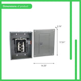 Square D Homeline 125-Amp 12-Space 24-Circuit Indoor Convertible Plug-On Neutral Load Center - HOM1224L125PGCVP