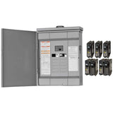 Square D Homeline 125-Amp 12-Space 24-Circuit Outdoor Main Breaker Plug-On Neutral Load Center - HOM1224M125PRBVP