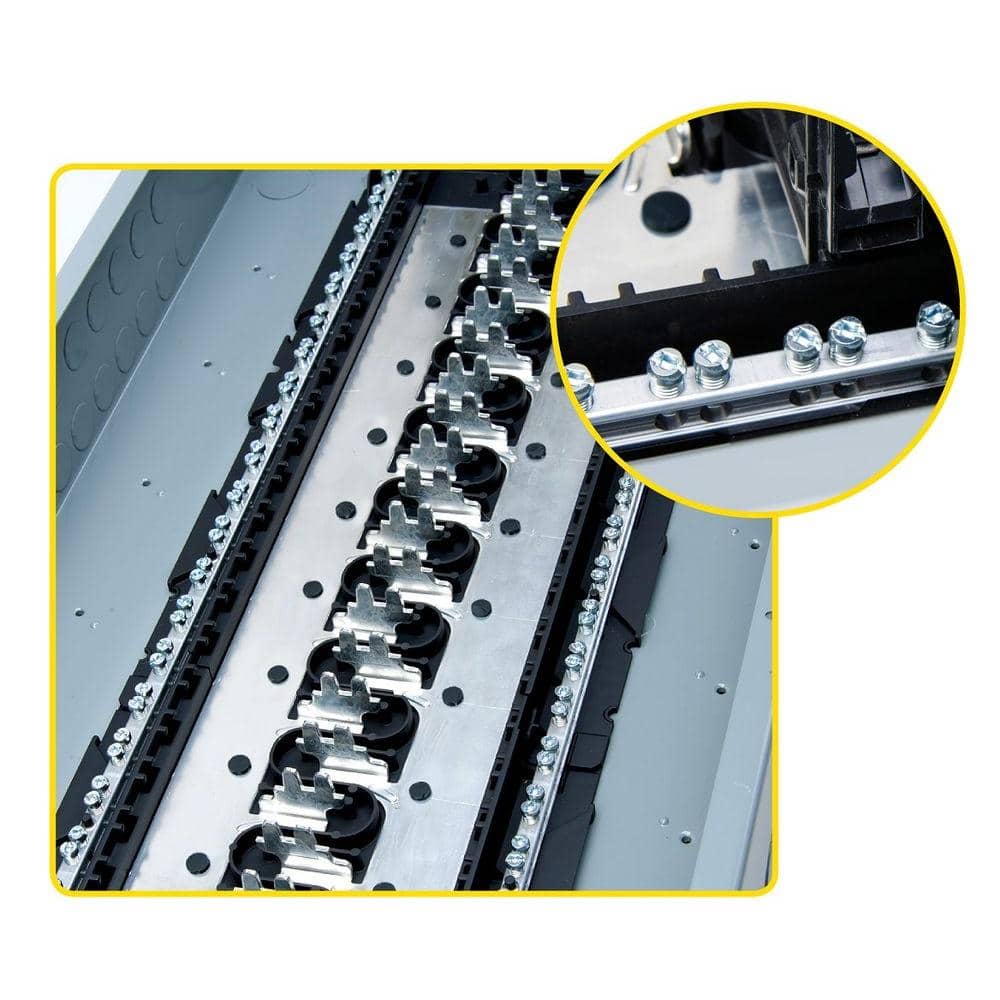 Square D Homeline 100-Amp 24-Space 48-Circuit Indoor Main Breaker Plug-On Neutral Load Center - HOM2448M100PCVP