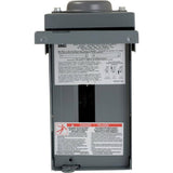 Square D Homeline 70-Amp 2-Space 4-Circuit Outdoor Main Lug Load Center - HOM24L70RBCP