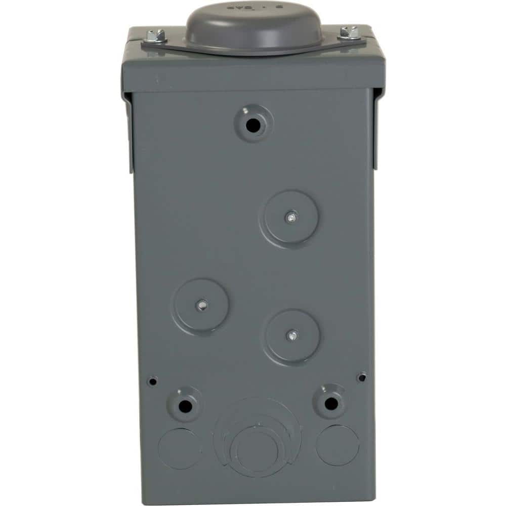 Square D Homeline 70-Amp 2-Space 4-Circuit Outdoor Main Lug Load Center - HOM24L70RBCP