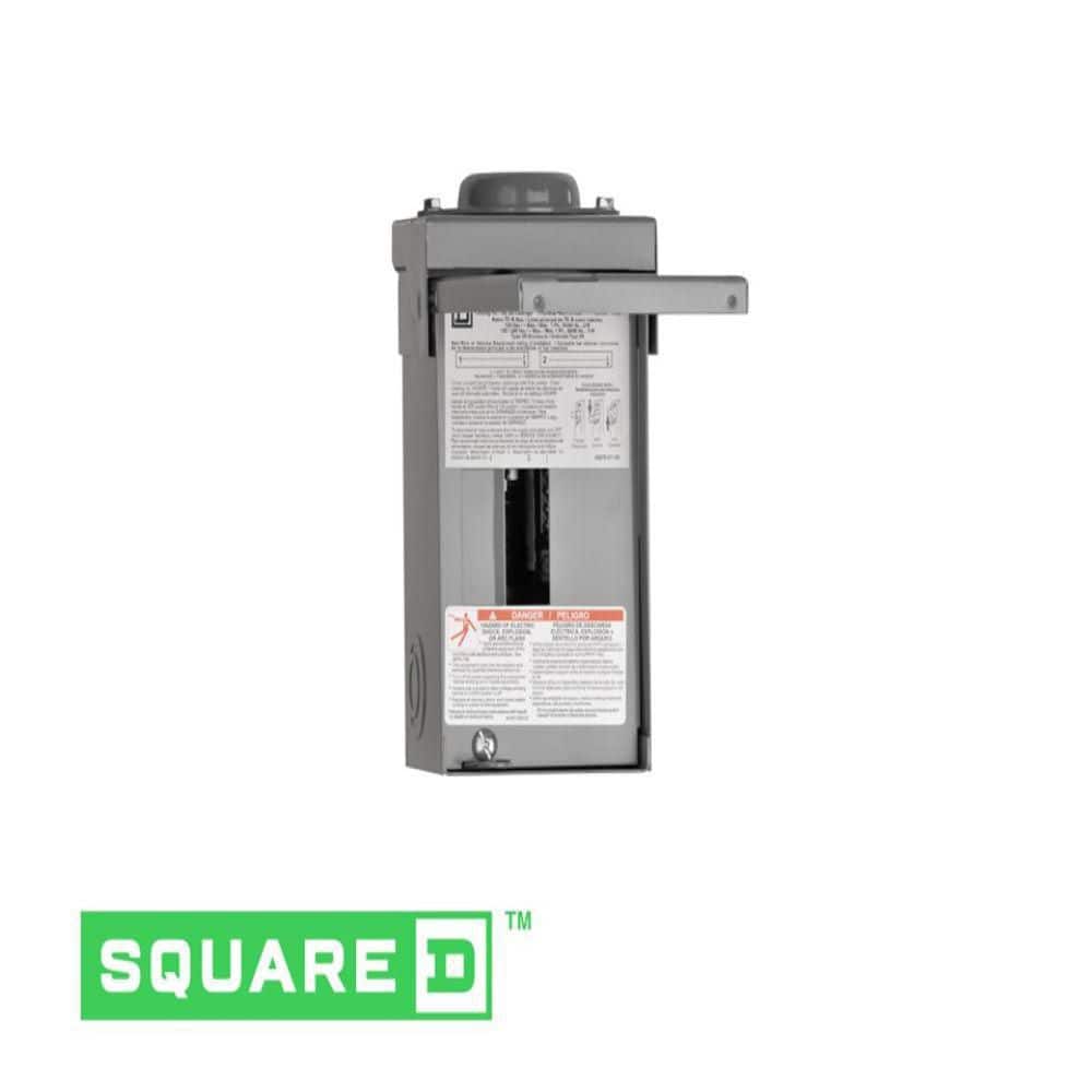 Square D Homeline 70-Amp 2-Space 4-Circuit Outdoor Main Lug Load Center - HOM24L70RBCP