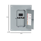 Square D Homeline 70-Amp 2-Space 4-Circuit Outdoor Main Lug Load Center - HOM24L70RBCP