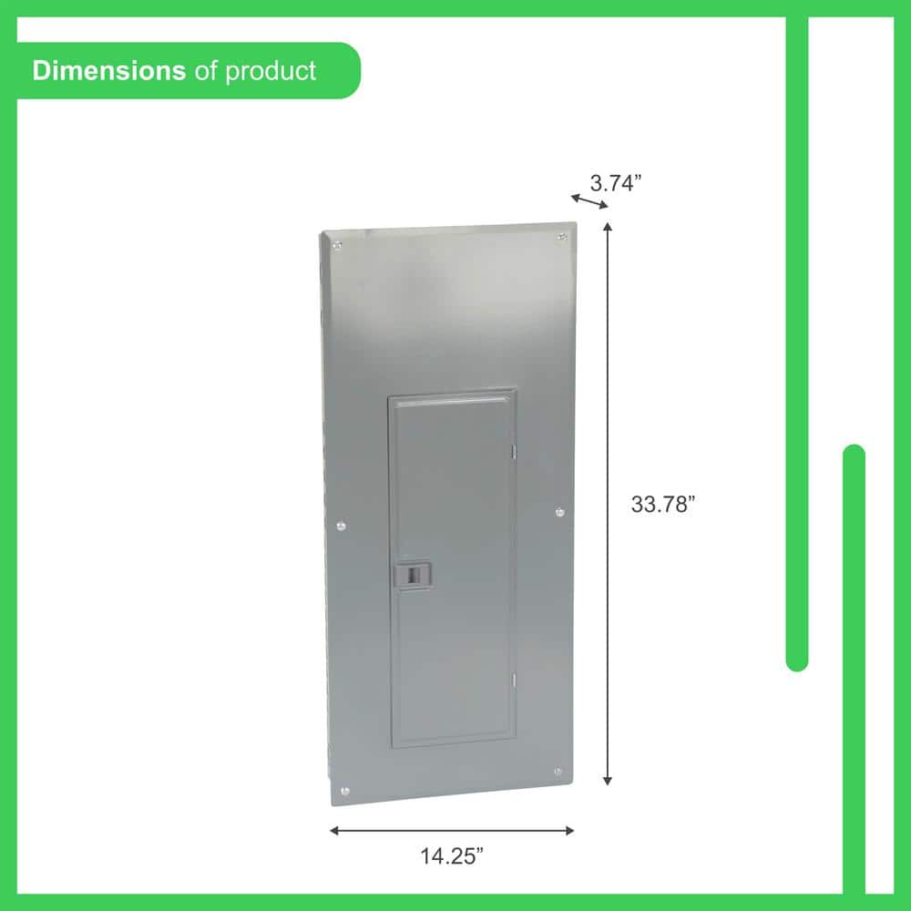 Square D Homeline 225 Amp 30-Space 60-Circuit Indoor Convertible Main Lugs Load Center with Cover