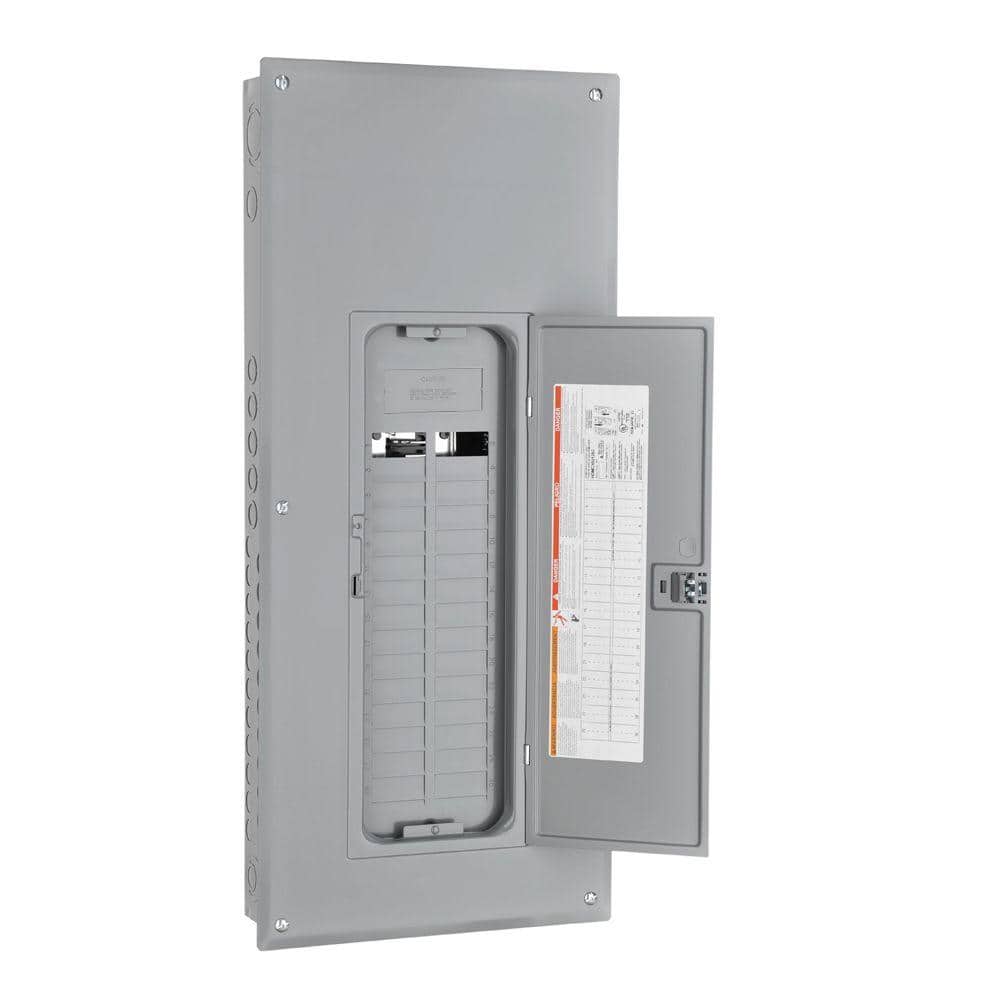 Square D Homeline 225 Amp 30-Space 60-Circuit Indoor Convertible Main Lugs Load Center with Cover