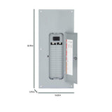 Homeline 125 Amp 30-Space 60-Circuit Indoor Main Breaker Plug-On Neutral Load Center with Cover
