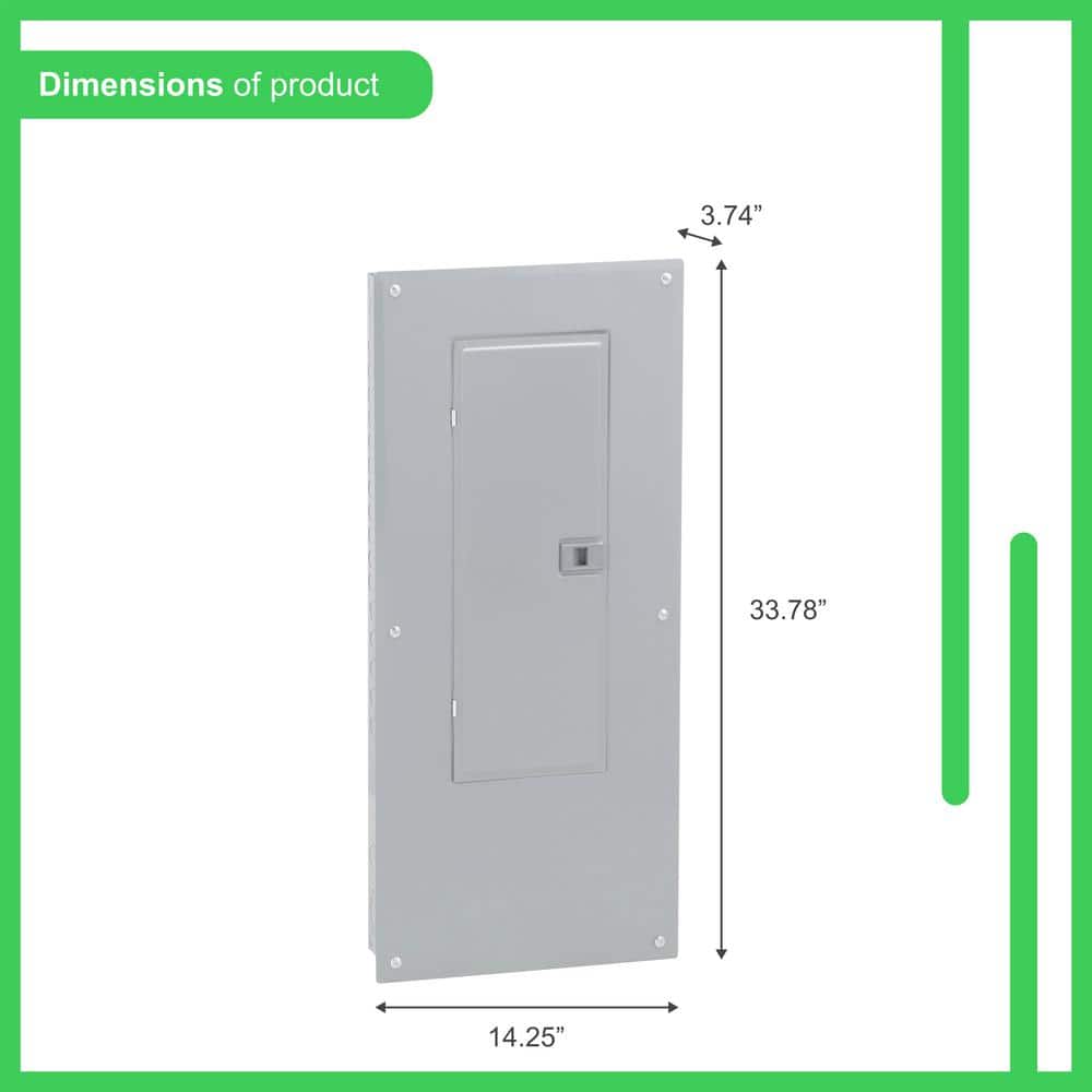 Square D Homeline 200-Amp 30-Space 60-Circuit Indoor Main Breaker Plug-On Neutral Load Center - HOM3060M200PCVP