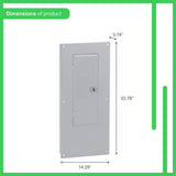 Square D Homeline 200-Amp 30-Space 60-Circuit Indoor Main Breaker Plug-On Neutral Load Center - HOM3060M200PCVP
