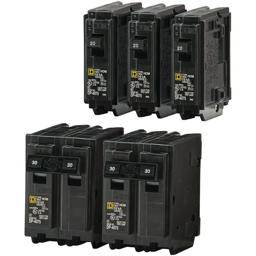 Square D Homeline 200-Amp 30-Space 60-Circuit Indoor Main Breaker Plug-On Neutral Load Center - HOM3060M200PCVP