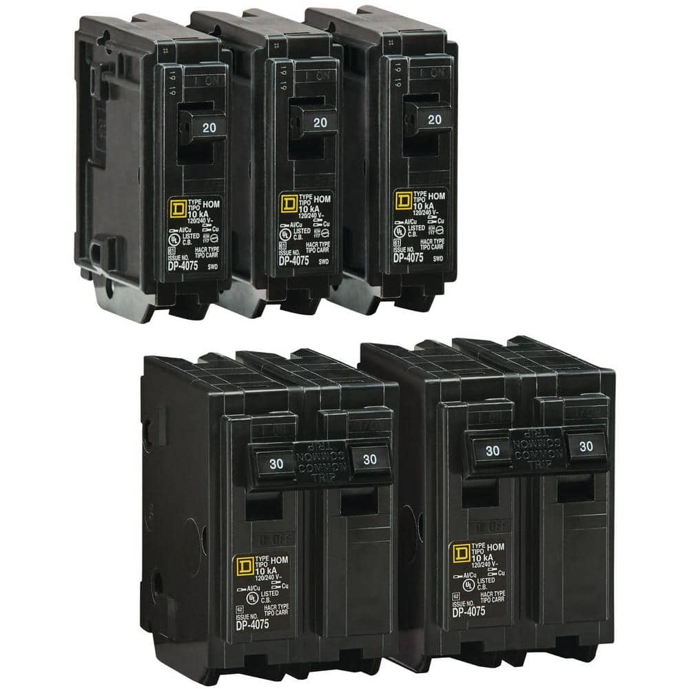 Square D Homeline 200-Amp 30-Space 60-Circuit Indoor Main Breaker Plug-On Neutral Load Center - HOM3060M200PCVP