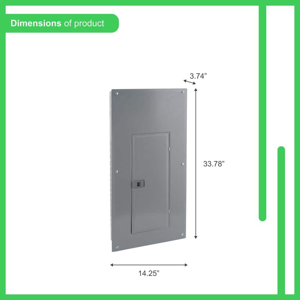 Square D Homeline Qwik-Grip 200-Amp 30-Space 60-Circuit Indoor Main Breaker Plug-On Neutral Load Center - HOM3060M200PQCVP