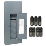 Square D Homeline Qwik-Grip 200-Amp 30-Space 60-Circuit Indoor Main Breaker Plug-On Neutral Load Center - HOM3060M200PQCVP
