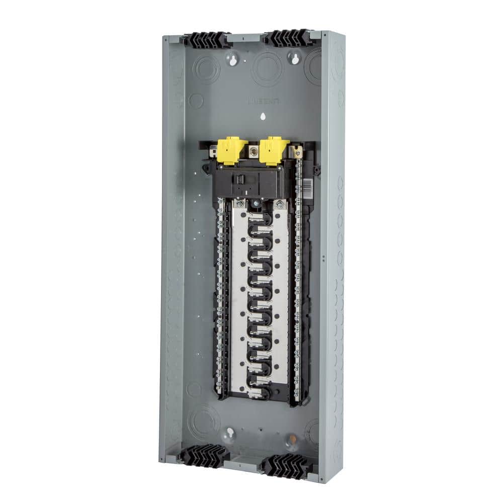 Square D Homeline Qwik-Grip 200-Amp 30-Space 60-Circuit Indoor Main Breaker Plug-On Neutral Load Center - HOM3060M200PQCVP