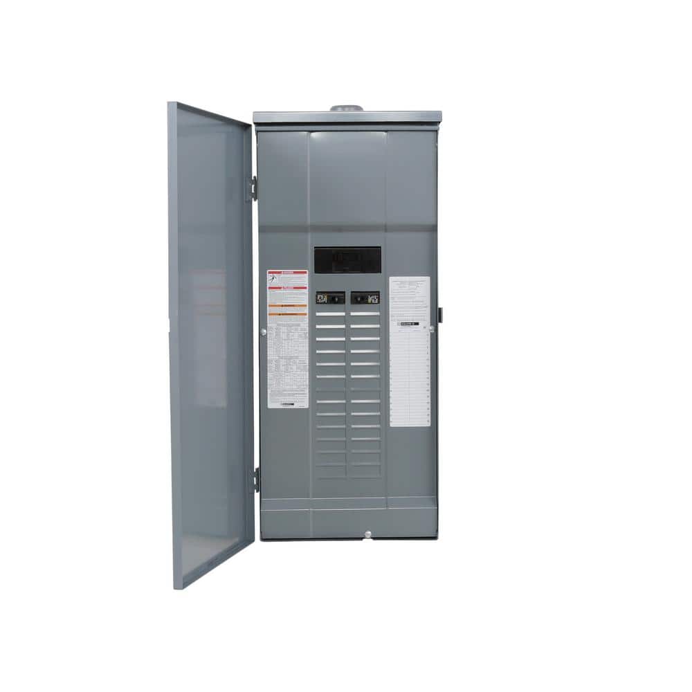 Square D Homeline 200-Amp 30-Space 60-Circuit Outdoor Main Breaker Plug-On Neutral Load Center - HOM3060M200PRBVP