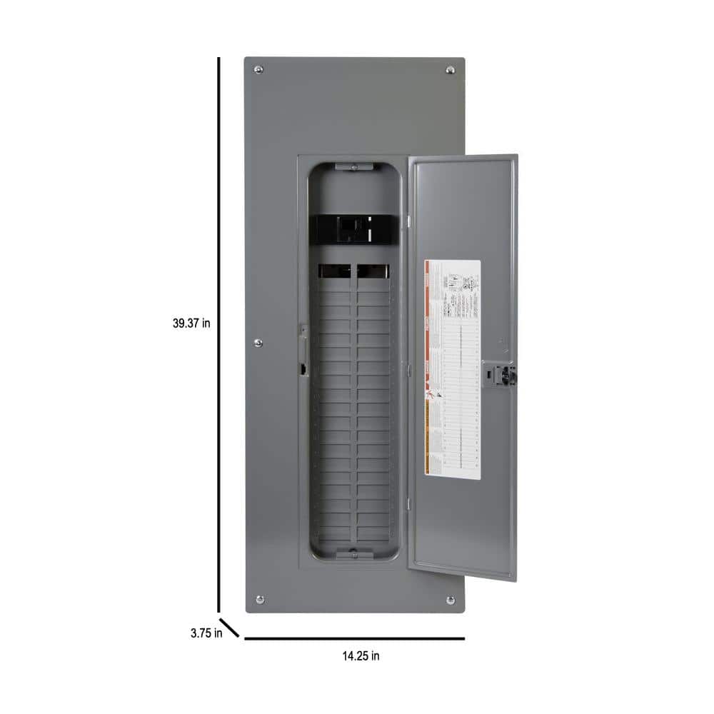 Square D Homeline 200-Amp 40-Space 80-Circuit Indoor Main Breaker Plug-On Neutral Load Center - HOM4080M200PCVP