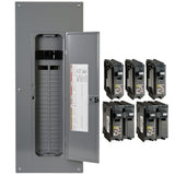 Square D Homeline Qwik-Grip 200-Amp 40-Space 80-Circuit Indoor Main Breaker Plug-On Neutral Load Center - HOM4080M200PQCVP