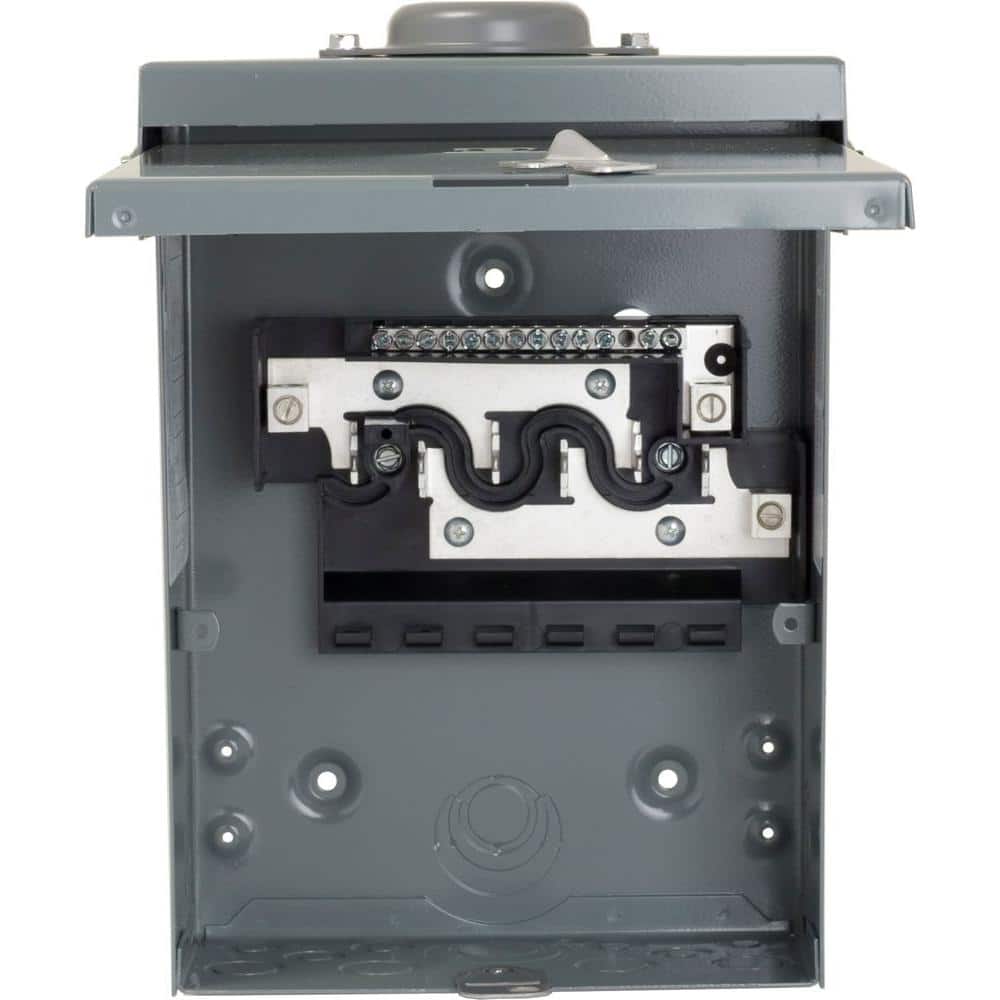 Square D Homeline 100-Amp 6-Space 12-Circuit Outdoor Main Lug Load Center - HOM612L100RBCP