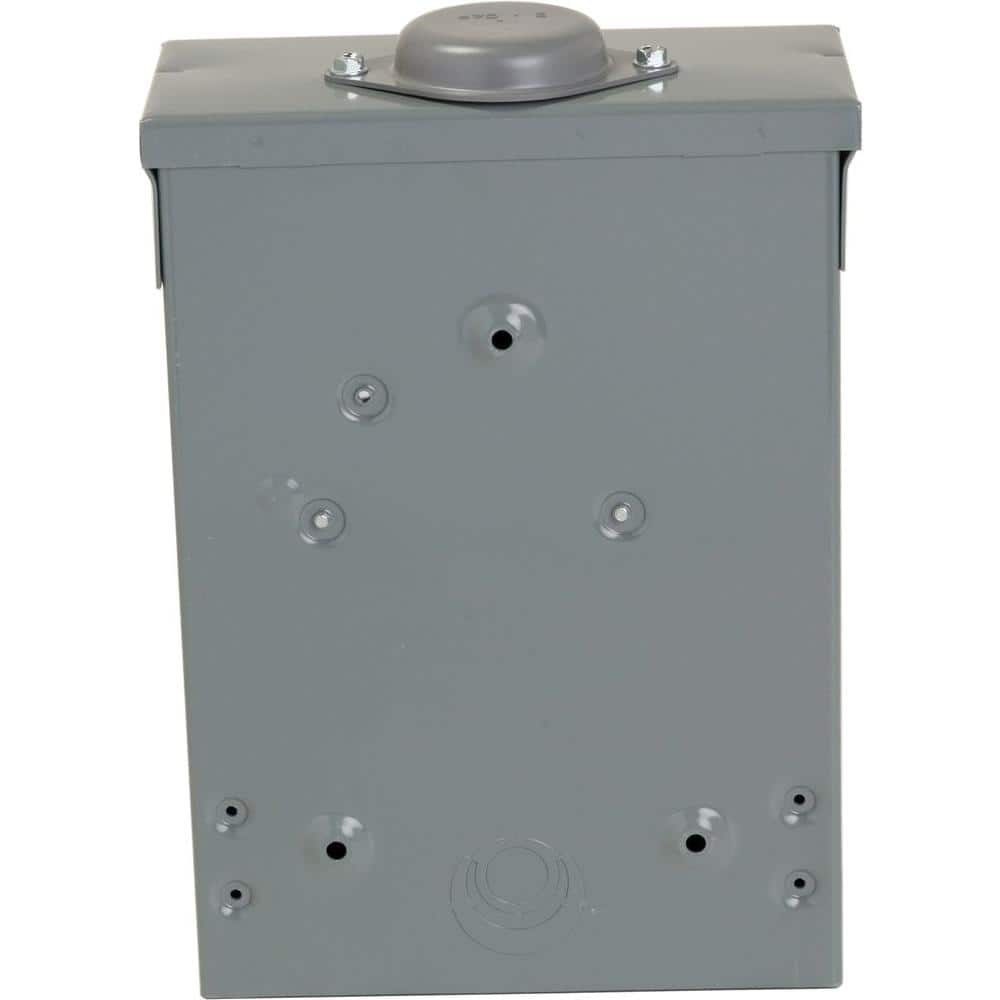 Square D Homeline 100-Amp 6-Space 12-Circuit Outdoor Main Lug Load Center - HOM612L100RBCP