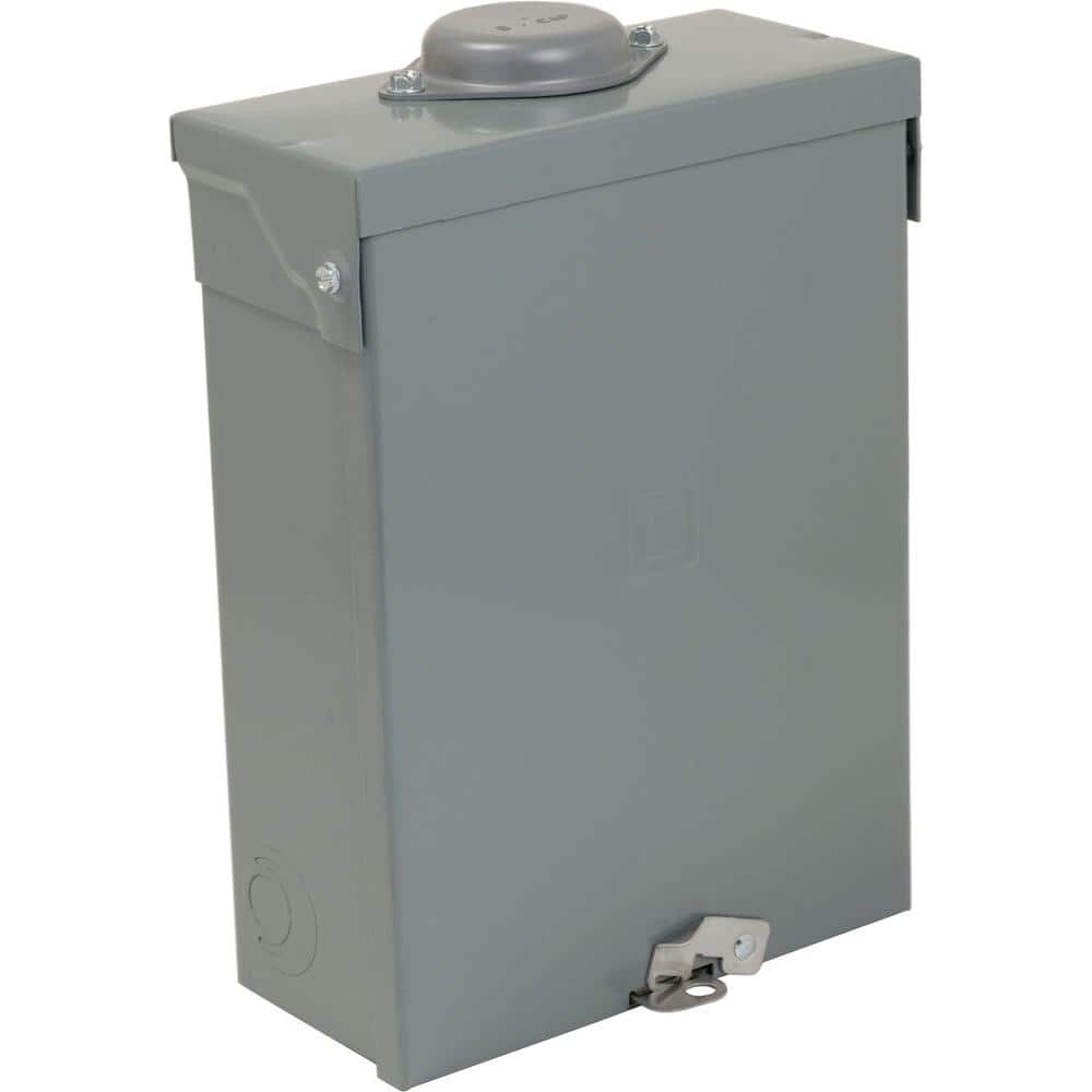 Square D Homeline 100-Amp 6-Space 12-Circuit Outdoor Main Lug Load Center - HOM612L100RBCP