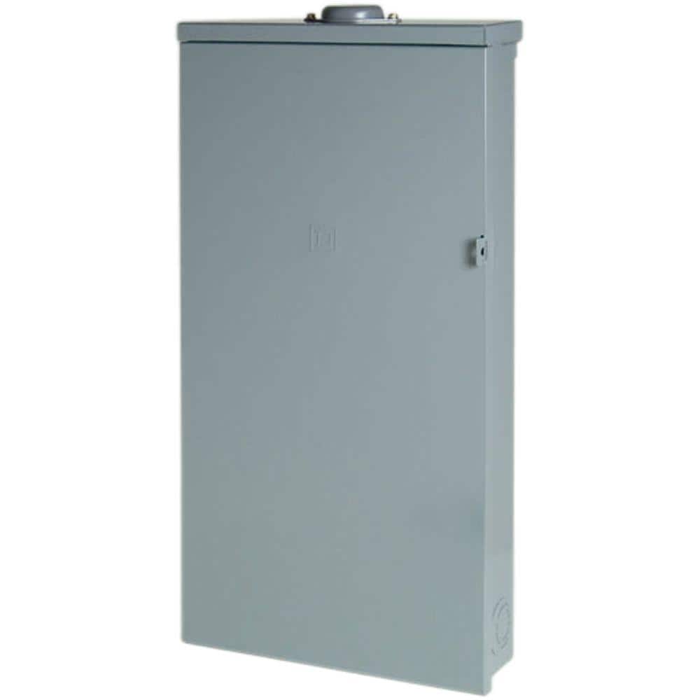 Square D QO 200 Amp 8-Space 16-Circuit Outdoor Main Breaker Load Center with Feed-Thru Lug and Cover