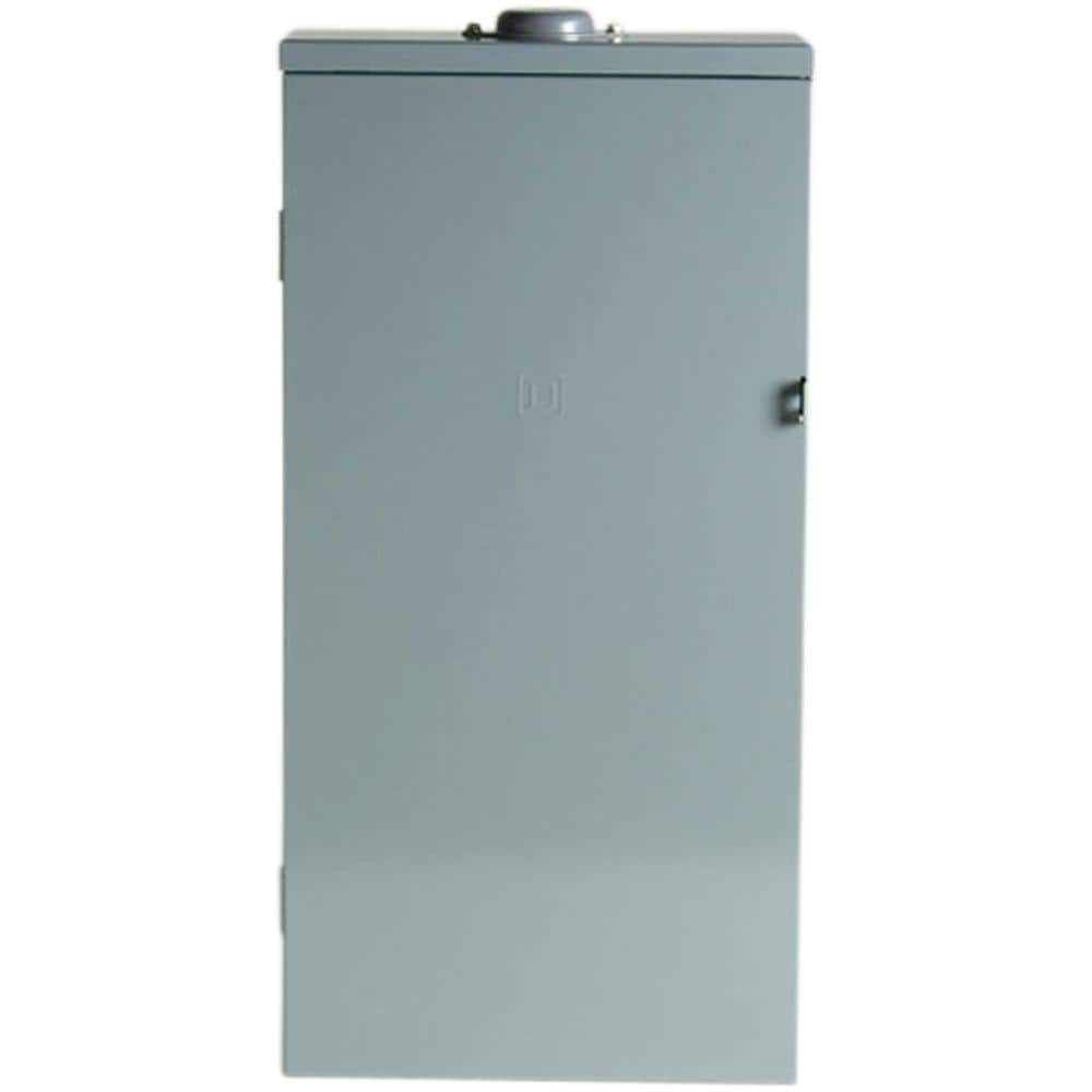 Square D QO 200 Amp 8-Space 16-Circuit Outdoor Main Breaker Load Center with Feed-Thru Lug and Cover