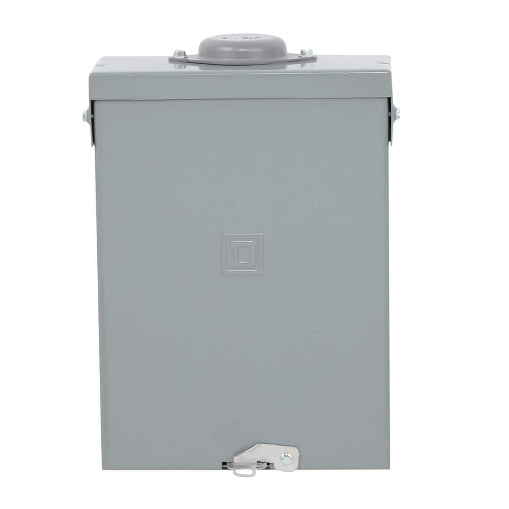 Square D QO 30-Amp 4-Space 8-Circuit Generator Main Breaker Outdoor Manual Transfer Switch