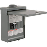 QO 30-Amp 4-Space 8-Circuit Generator Main Breaker Outdoor Manual Transfer Switch