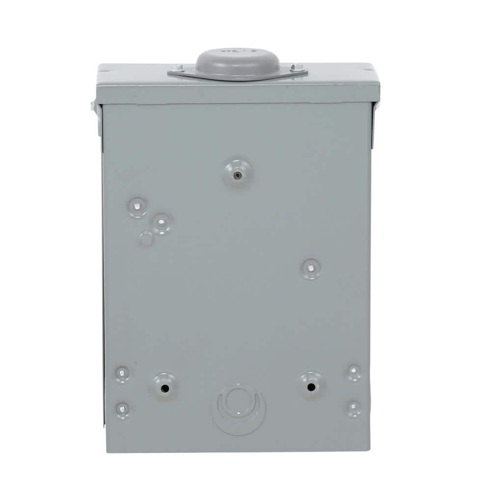 Square D QO 30-Amp 4-Space 8-Circuit Generator Main Breaker Outdoor Manual Transfer Switch
