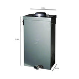 Square D QO 100 Amp 2-Pole Outdoor Circuit Breaker Enclosure