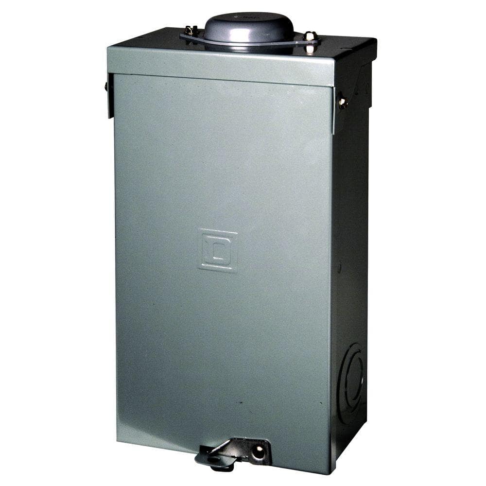 Square D QO 100 Amp 2-Pole Outdoor Circuit Breaker Enclosure with QO2100 Breaker Included