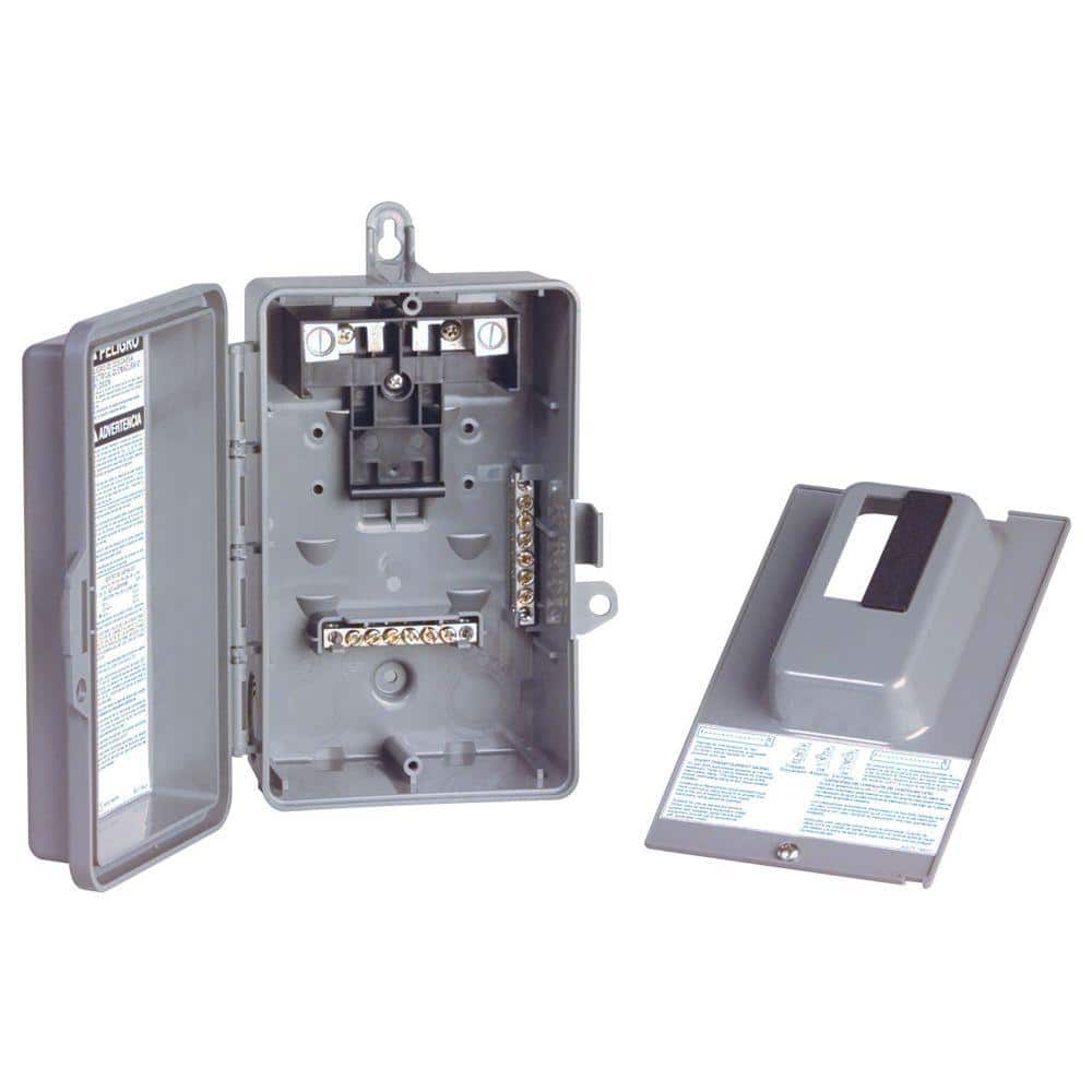 Square D QO 60-Amp 2-Space 4-Circuit Outdoor Main Lug Load Center - QO24L60NRNM