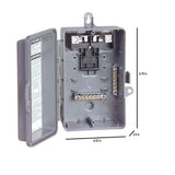 Square D QO 60-Amp 2-Space 4-Circuit Outdoor Main Lug Load Center - QO24L60NRNM