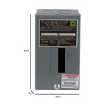 Square D Square D QO Only 30-Amp 2-Space 2-Circuit Indoor Main Lug Load Center - QO2L30SCP