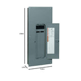Square D QO Qwik-Grip 200-Amp 42-Space 42-Circuit Indoor Convertible Plug-On Neutral Load Center - QO42M200PQCVP