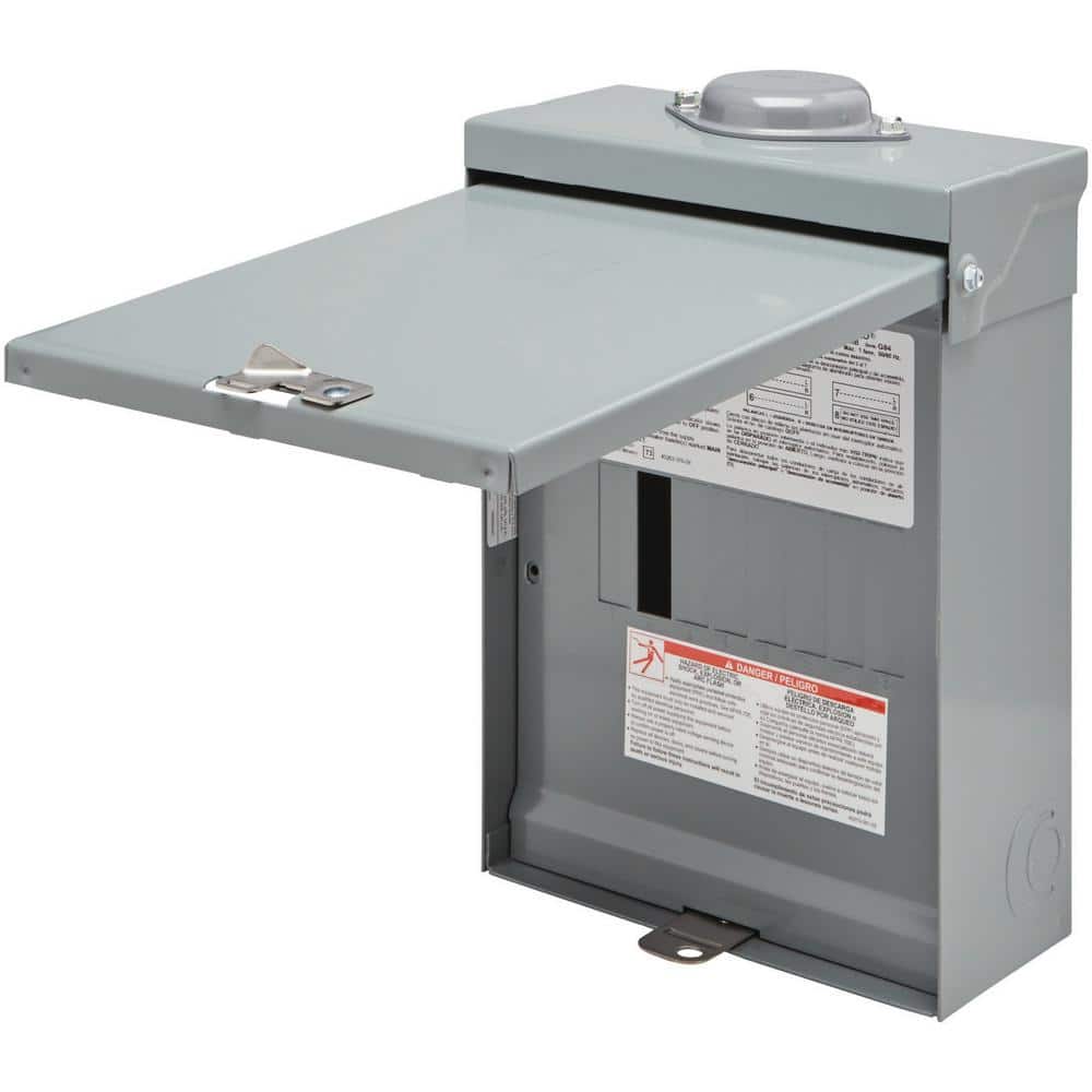 Square D 100-Amp 6-Space 12-Circuit Outdoor Main Lug Load Center - QO612L100RBCP