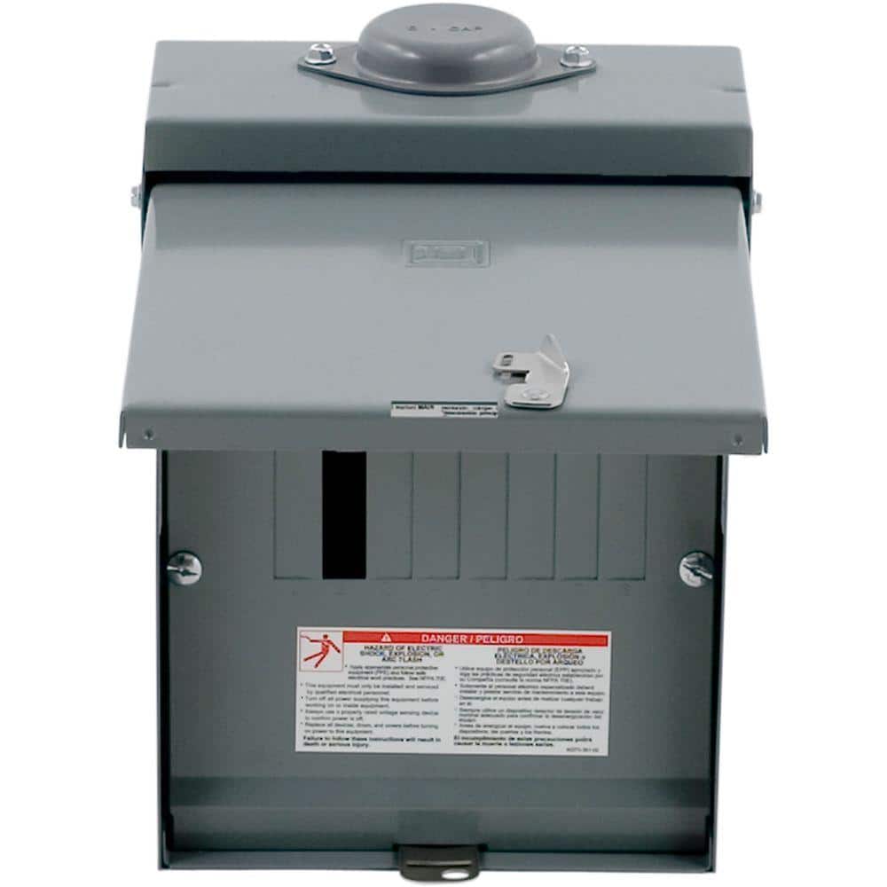 Square D 100-Amp 6-Space 12-Circuit Outdoor Main Lug Load Center - QO612L100RBCP