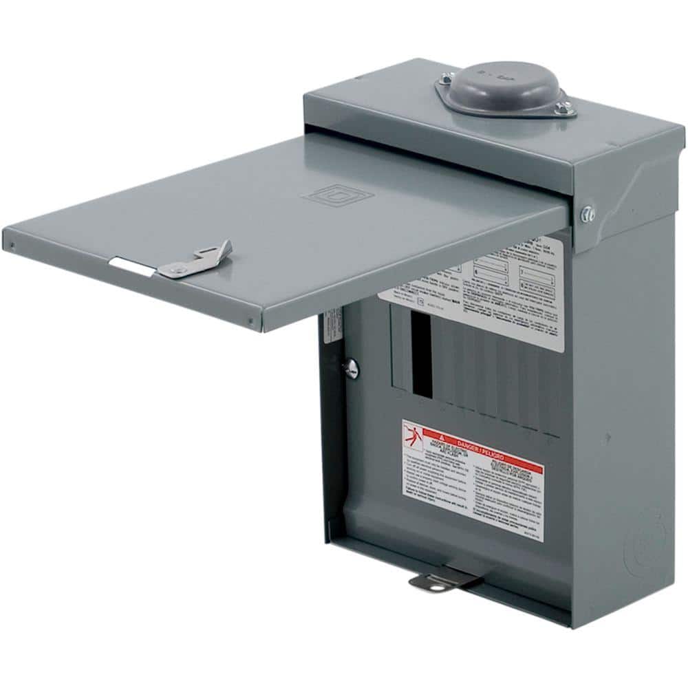 Square D 100-Amp 6-Space 12-Circuit Outdoor Main Lug Load Center - QO612L100RBCP