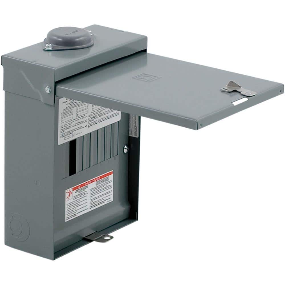 Square D 100-Amp 6-Space 12-Circuit Outdoor Main Lug Load Center - QO612L100RBCP