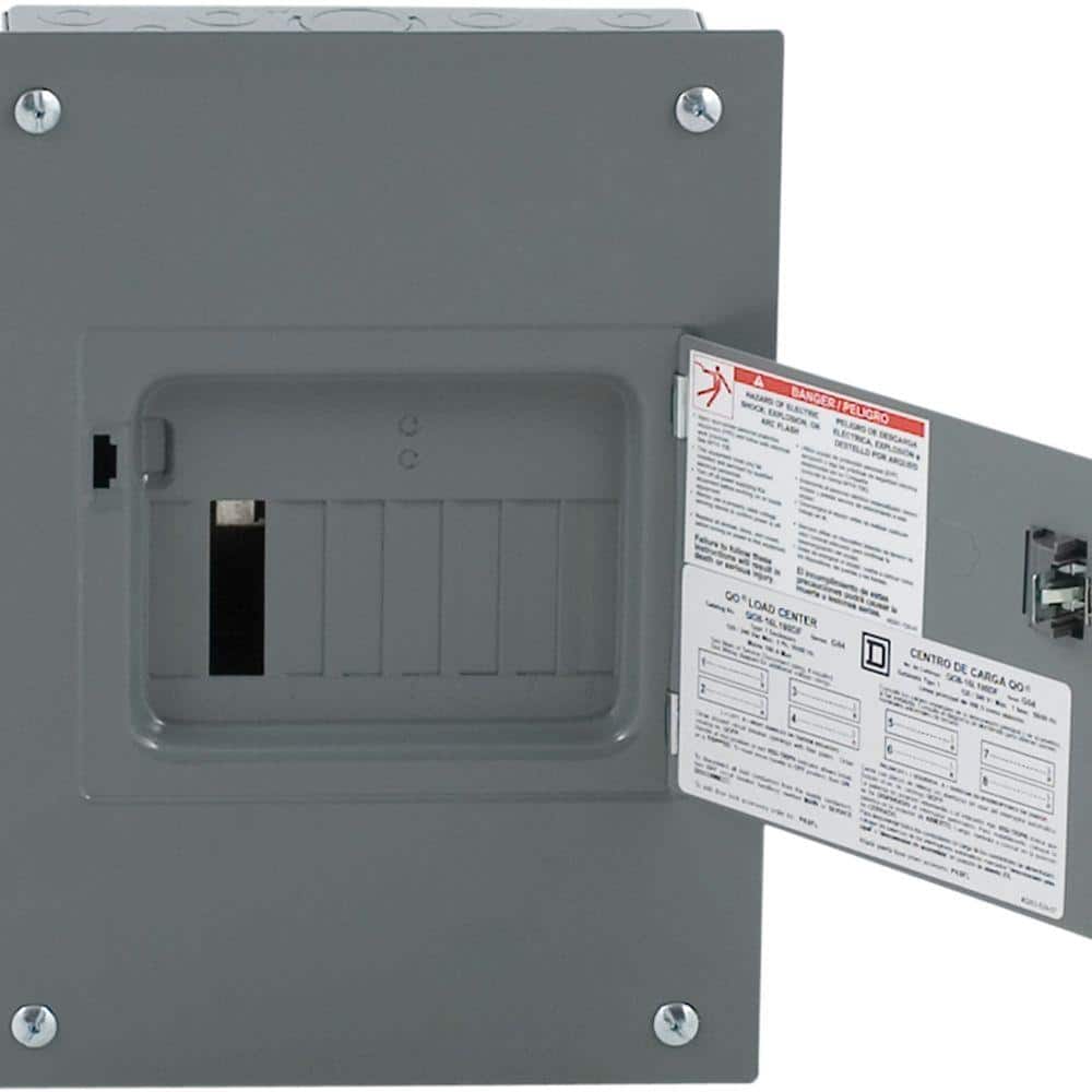 Square D QO 100-Amp 8-Space 16-Circuit Indoor Main Lug Load Center - QO816L100DF
