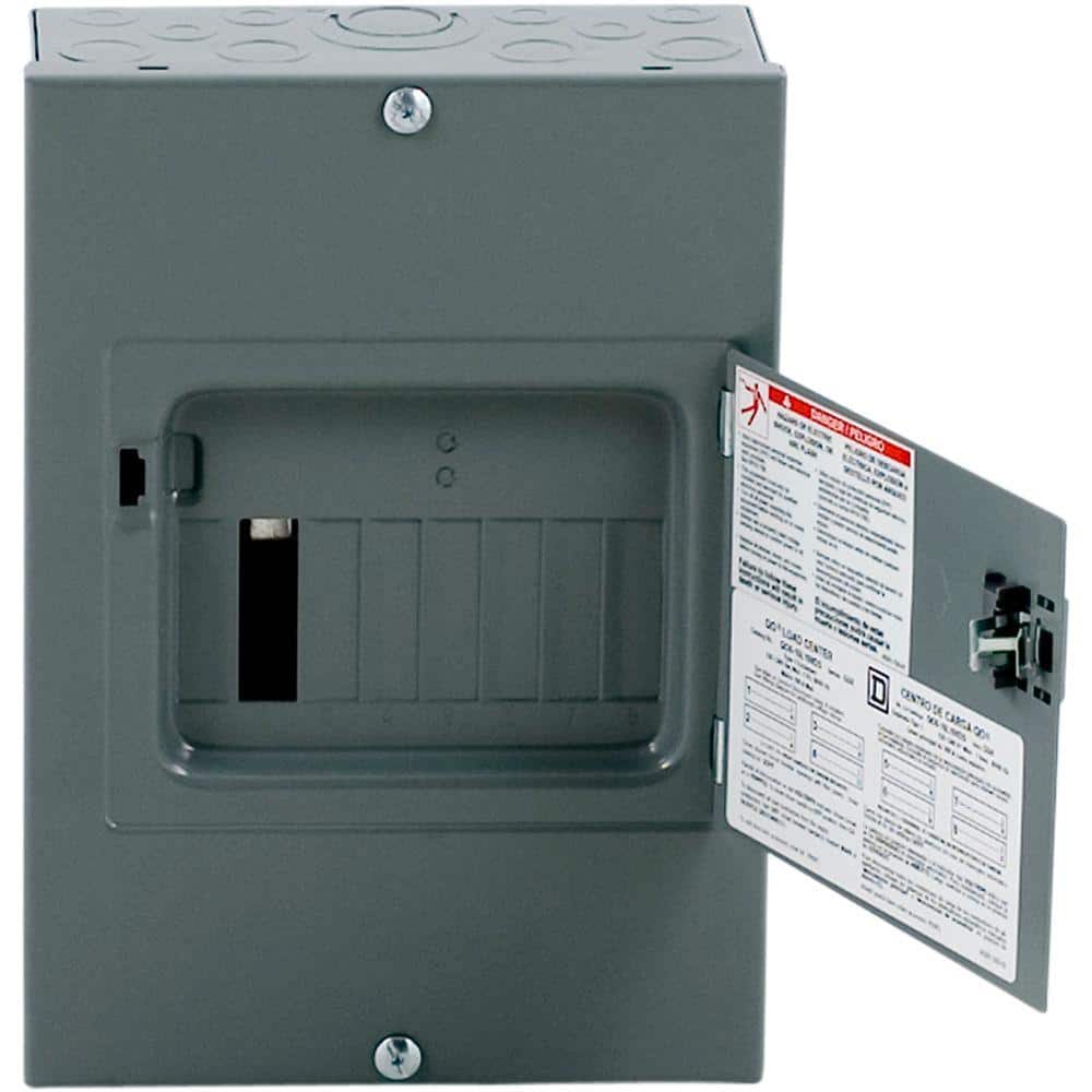 Square D 100-Amp 8-Space 16-Circuit Indoor Main Lug Load Center - QO816L100DS