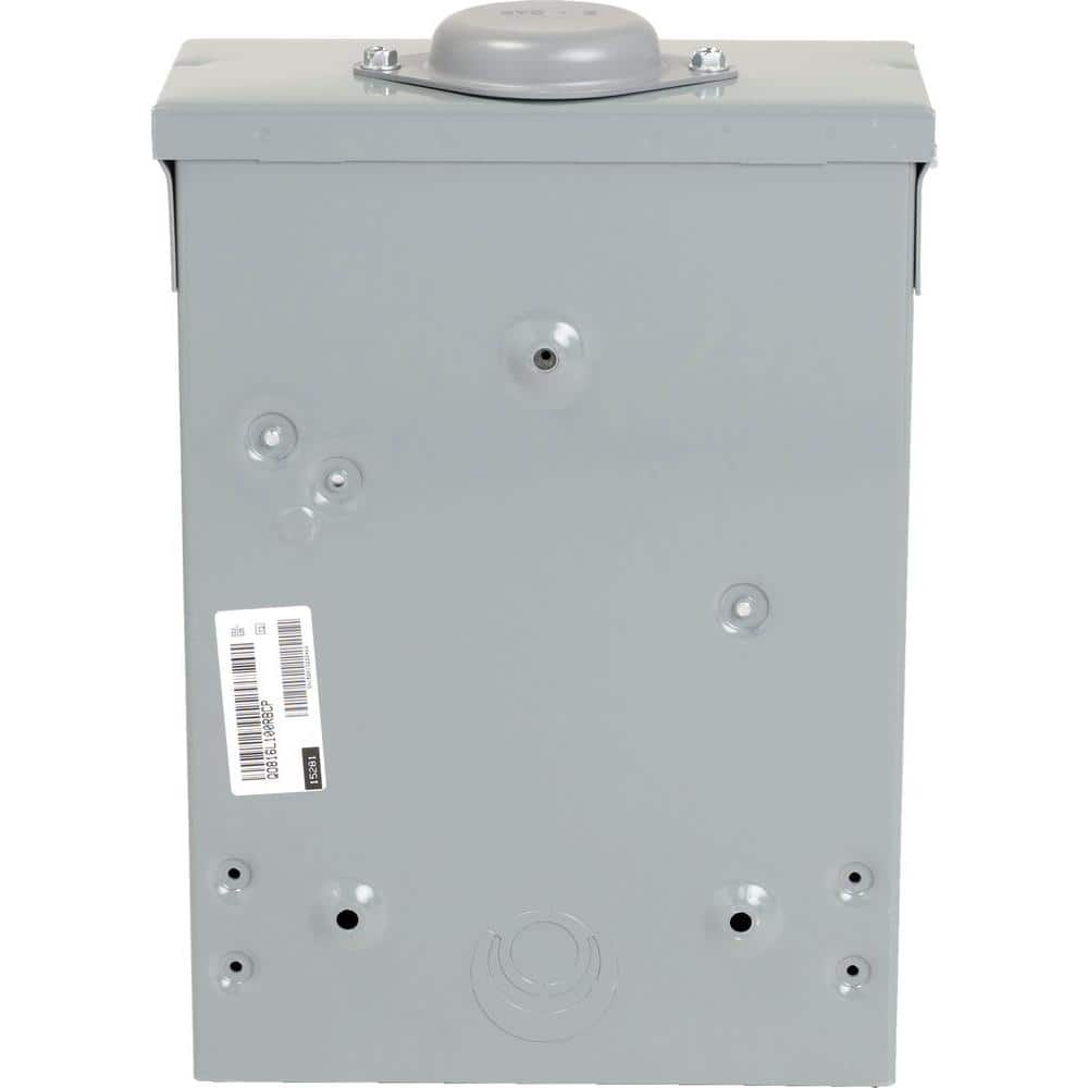 Square D 100-Amp 8-Space 16-Circuit Outdoor Main Lug Load Center - QO816L100RBCP