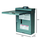 Square D 100-Amp 8-Space 16-Circuit Outdoor Main Lug Load Center - QO816L100RBCP