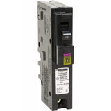 Square D Homeline 15 Amp Single-Pole Plug-On Neutral Dual Function CAFCI/GFCI Circuit Breaker, HOM115PDFC