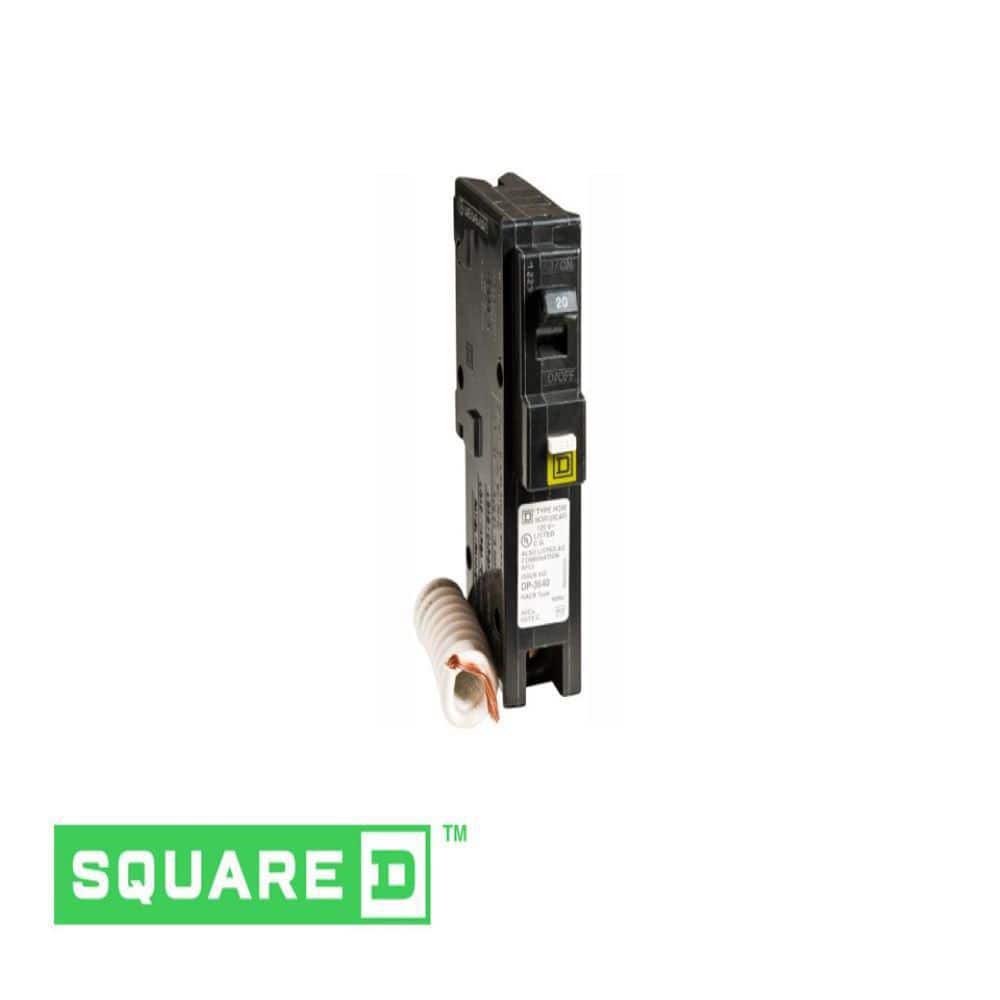 Square D Homeline 20 Amp Single-Pole Combination Arc Fault Circuit Breaker(HOM120CAFIC)