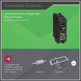 Square D Homeline 20 Amp Single-Pole Circuit Breaker(HOM120CP)