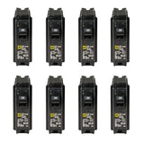 Square D Homeline 20 Amp Single-Pole Circuit Breaker (8-Pack)
