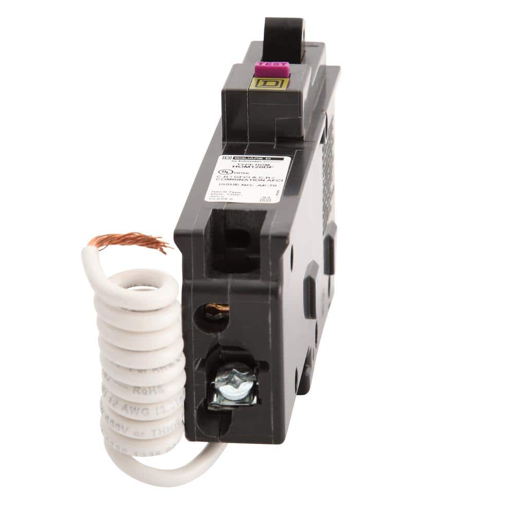 Square D Homeline 20 Amp Single-Pole Dual Function (CAFCI and GFCI) Circuit Breaker (9-pack)