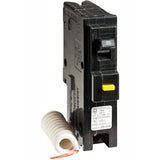 Square D Homeline 20 Amp Single-Pole GFCI Circuit Breaker, Plug-On, 120/240V