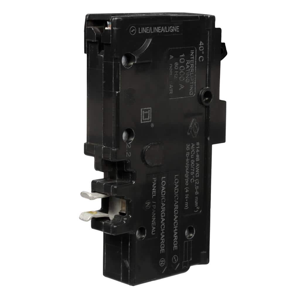 Square D Homeline 20 Amp Single-Pole Plug-On Neutral Combination Arc Fault Circuit Breaker(HOM120PCAFIC)