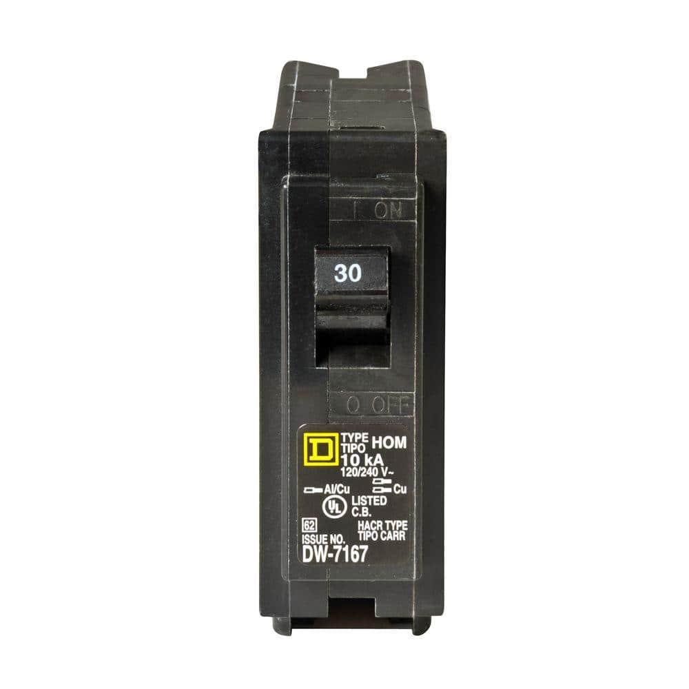 Square D Homeline 30 Amp Single-Pole Circuit Breaker(HOM130CP)